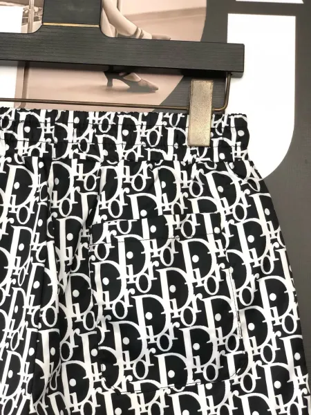 Dior Oblique Print Blue and White Shorts - 29
