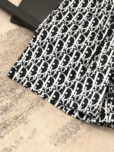 Dior Oblique Print Blue and White Shorts - 27