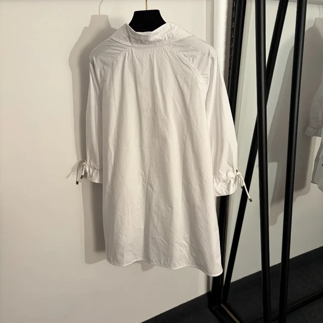 Unbranded Shirts Collared tunic shirt with drawstring cuffs product detail image 3