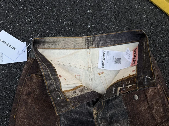 Unbranded Jeans Loose-fit printed with button details product detail image 13