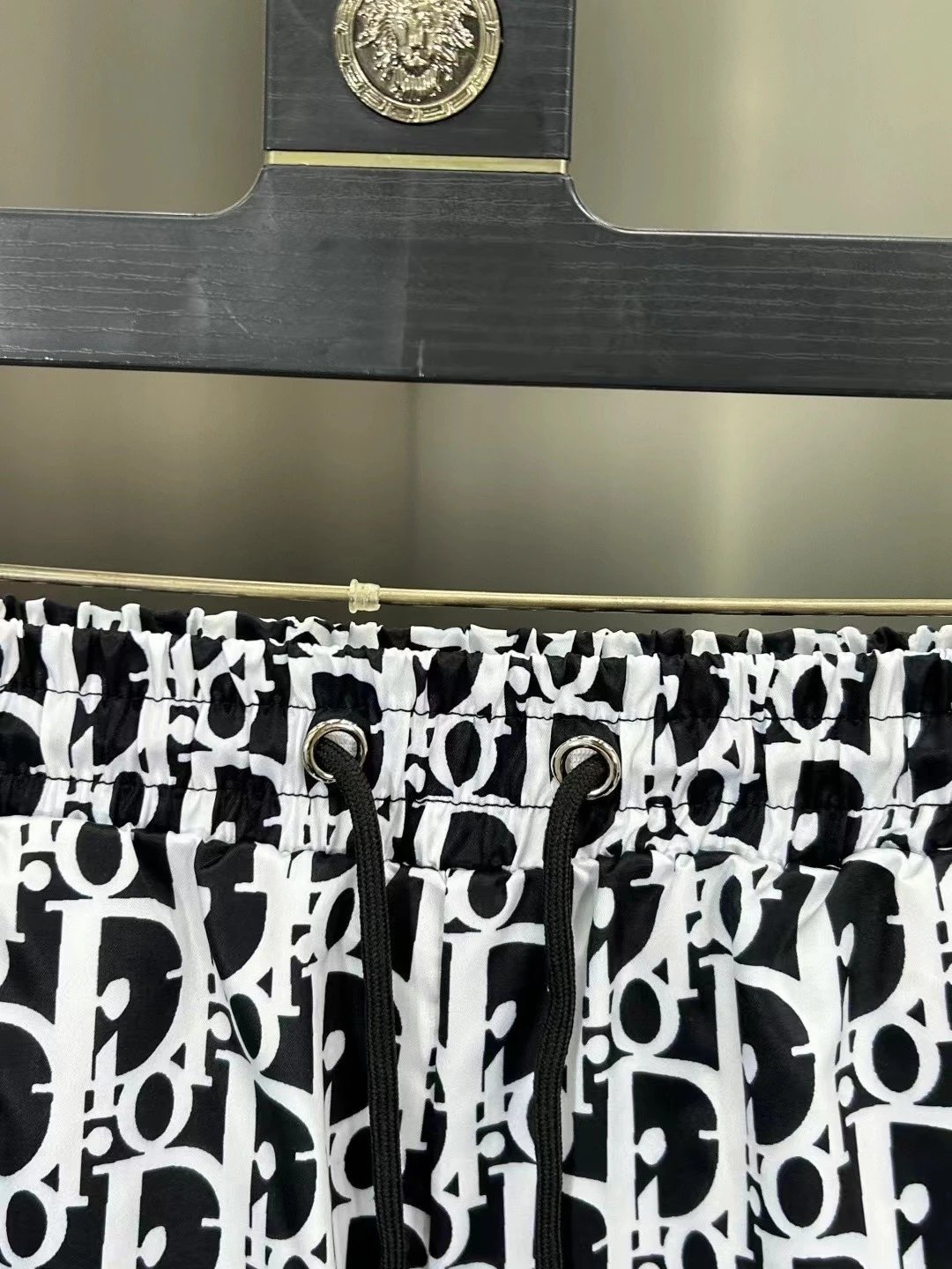 Dior Oblique Print Swim Shorts White / Black - 17