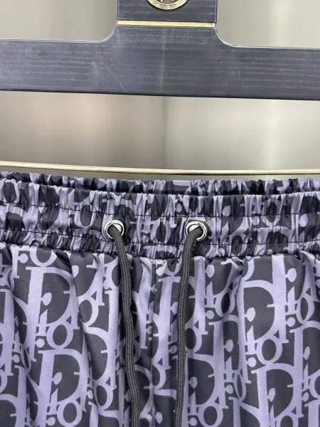 Dior Oblique Print Swim Shorts White / Black - 25