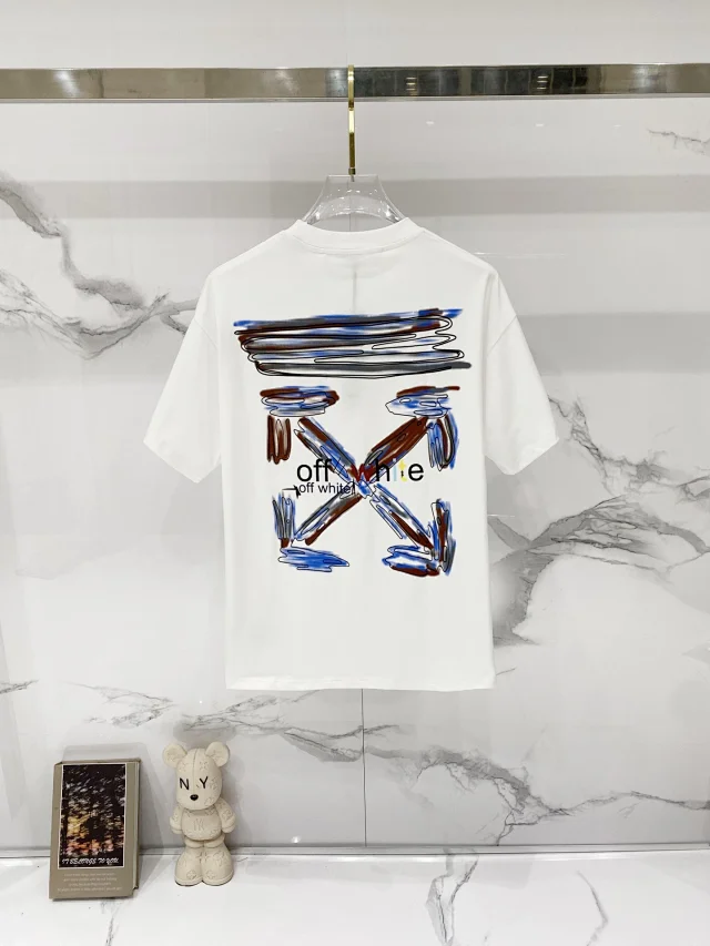 Off-White T-Shirts Short-Sleeve Logo Print product detail image 13