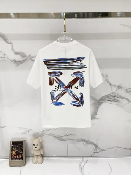 Off-White Arrow Logo T-Shirt Olive Green T-Shirt - 14