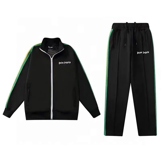 Palm Angels Tracksuits Side-stripe zip track jacket and pants set product detail image 6