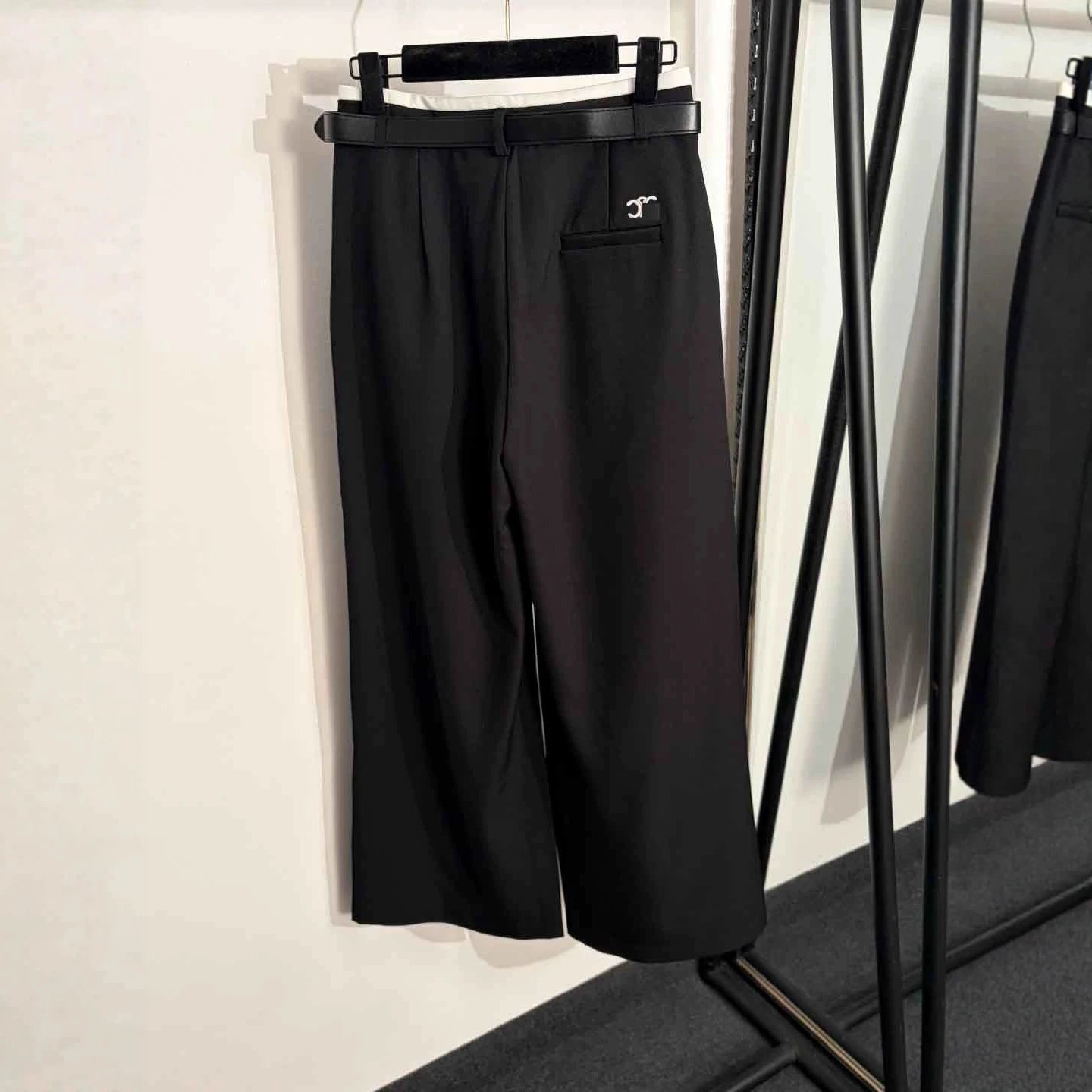 Unbranded Trousers High-Waist Wide-Leg with Belt image 4