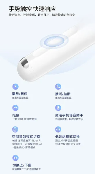 Design A9 Pro LCD Smart Touchscreen TWS Earbuds White Tws Earbuds - 11