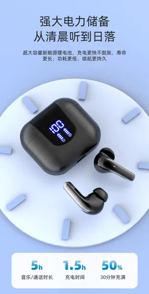 Design SF-EARS Direction Sound Digital Display TWS Earbuds Black Tws Earbuds - 8
