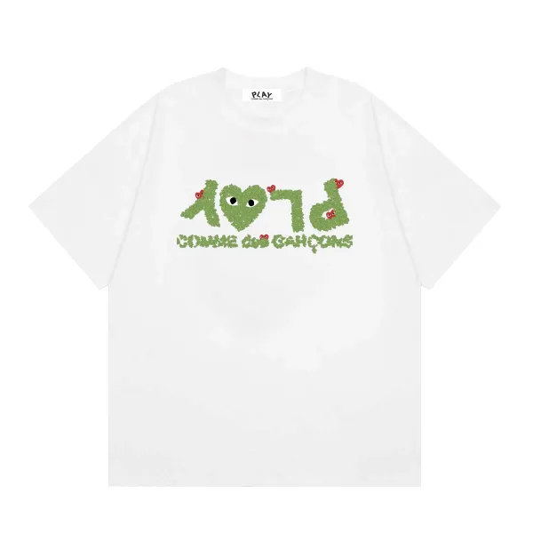 Comme des Garçons Play Heart Eyes Pink T-Shirt - 14