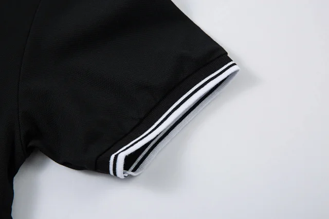 Stone Island T-Shirts Short-Sleeve Polo Shirt with Compass Badge and Striped Trim product detail image 19
