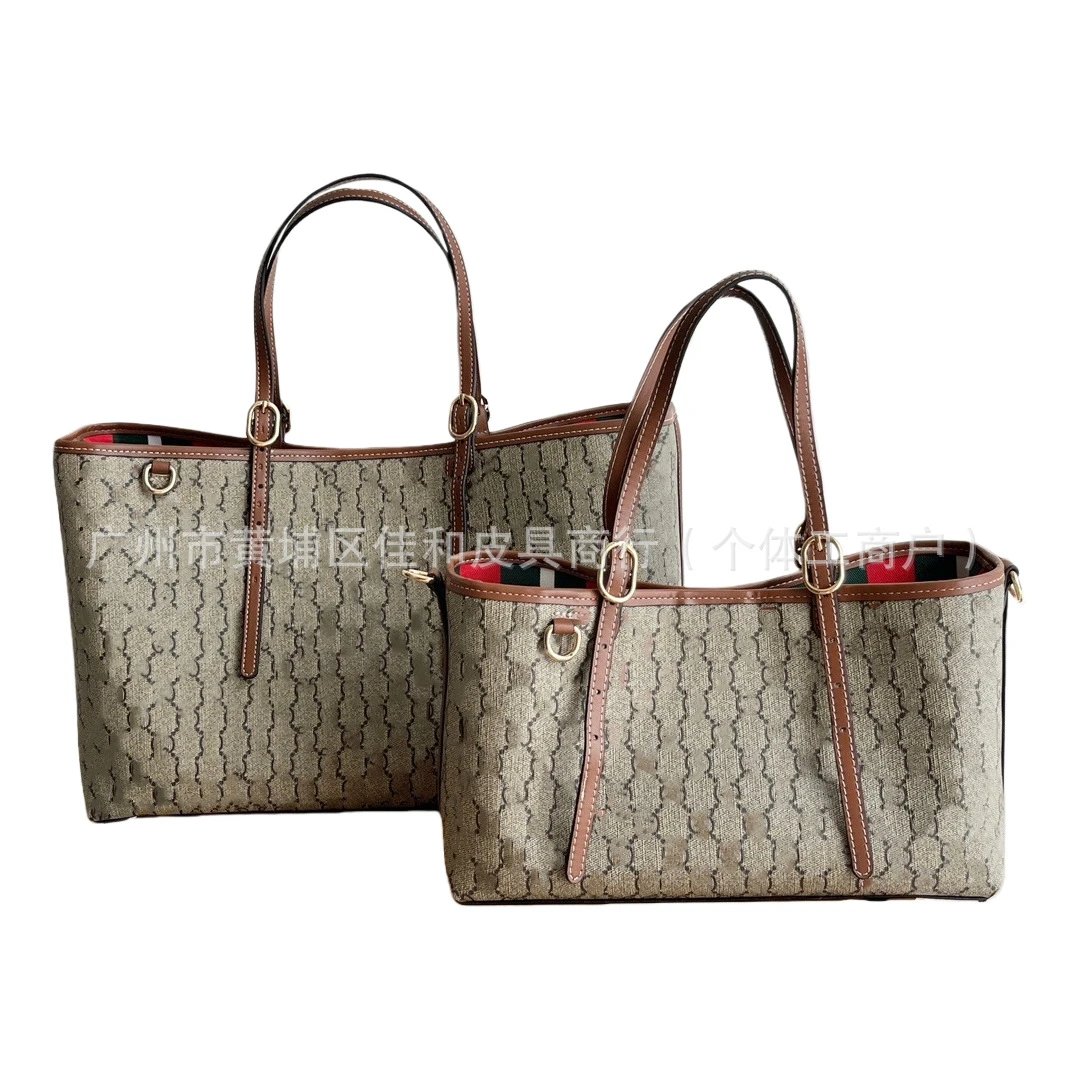 Unbranded Handbags 815214 Embossed Monogram-Pattern Tote image 5