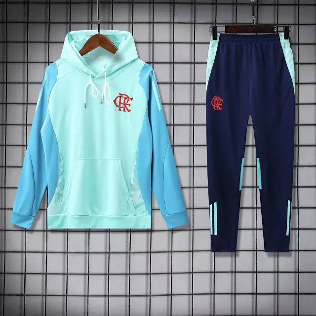 Real Madrid Tracksuits Hooded football crest tracksuit product detail image 13