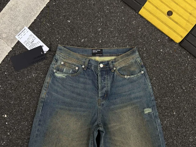 ERD Jeans 07 wide-leg distressed patch product detail image 12