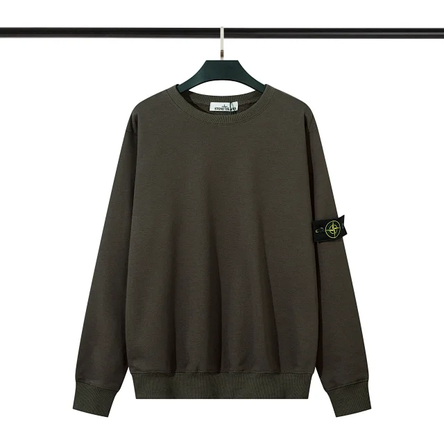Stone Island Hoodies & Sweatshirts Crewneck Sweatshirt with Compass Badge product detail image 4