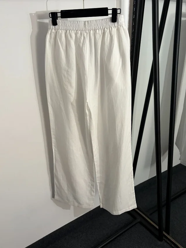 Unbranded Matching Sets Stand-Collar Drawstring-Waist Shirt and Wide-Leg Trousers Set product detail image 6