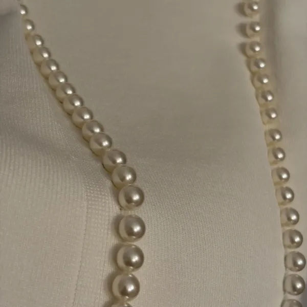 Design Pink Pearl-Embellished Collar Vest Top - 10