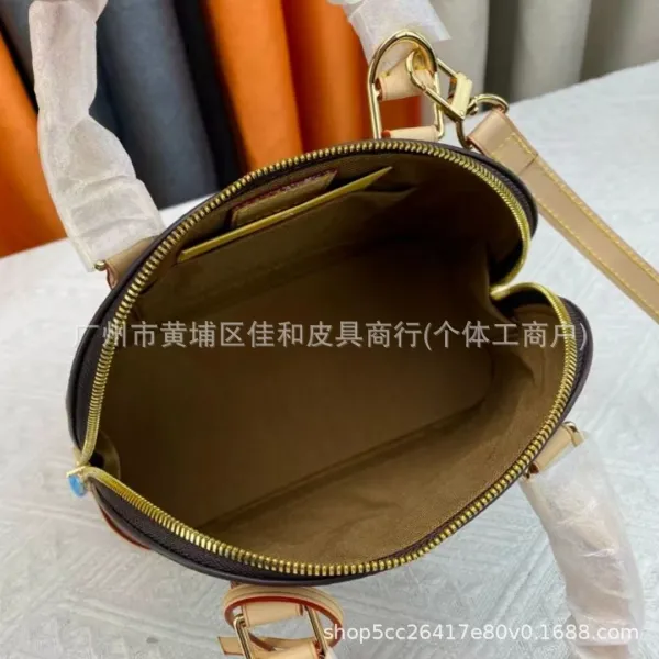 Louis Vuitton Alma BB Monogram Brown Beige Handbag - 3