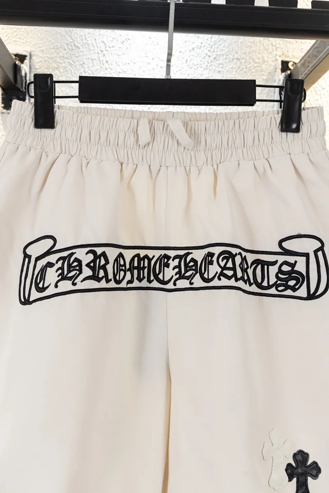 Chrome Hearts Shorts Logo Embroidered Drawstring with Cross Motif product detail image 16