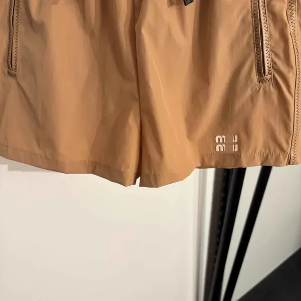 Balenciaga Logo-Print Nylon Shorts Black - 7