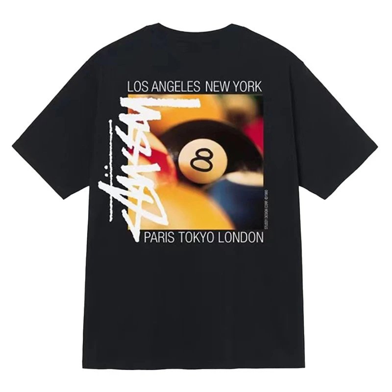 Stüssy T-Shirts Eight Ball graphic short-sleeve T-shirt image 5