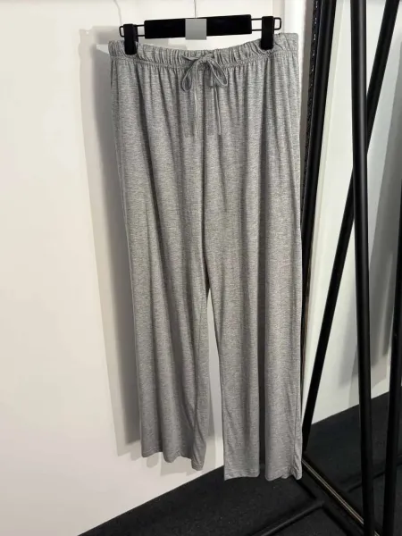 Design Black Oversized T-Shirt and Wide-Leg Lounge Pants Set - 7