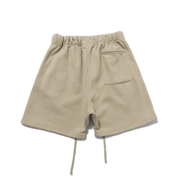 Fear of God Essentials Logo Shorts Beige Shorts - 8