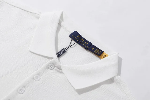 Ralph Lauren Shirts Short-Sleeve Five-Button Polo Shirt product detail image 3