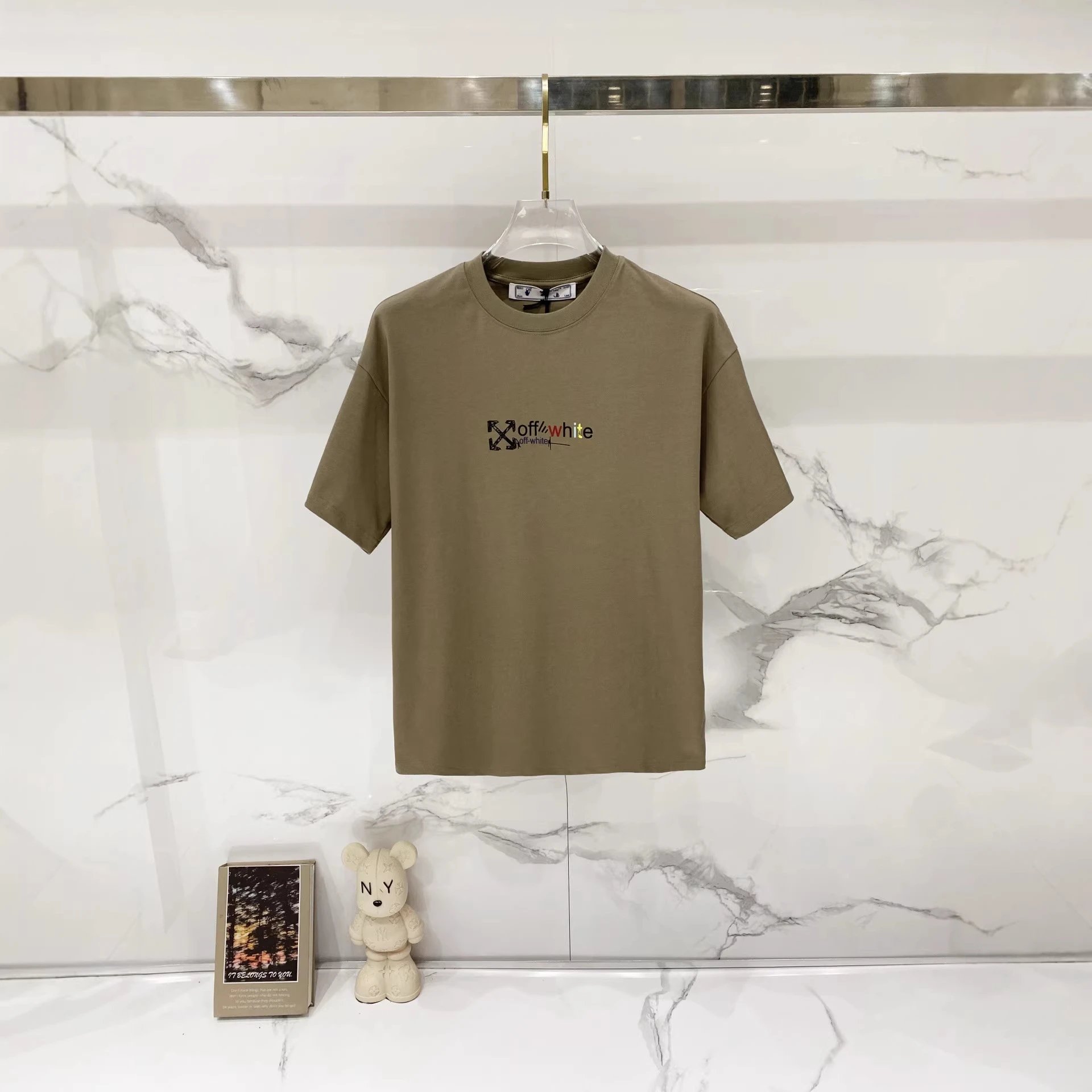 Off-White T-Shirts Short-Sleeve Logo Print image 2