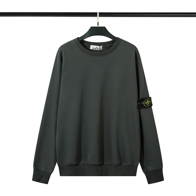 Stone Island Hoodies & Sweatshirts Crewneck Sweatshirt with Compass Badge product detail image 3