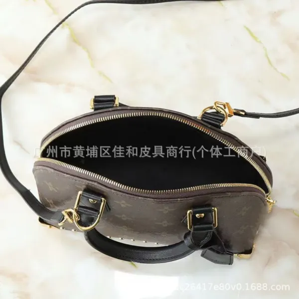 Louis Vuitton Monogram Empreinte Alma BB Black Handbag - 3