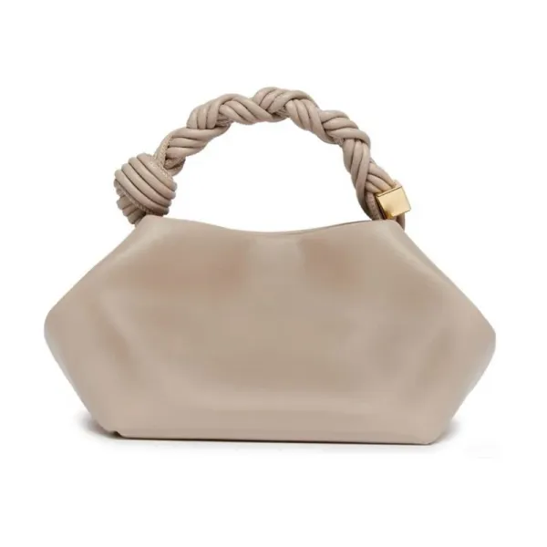 Bottega Veneta Knot Handle Bag Burgundy Handbag - 8