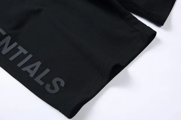 Fear of God Essentials White Logo Shorts - 11