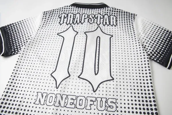 Trapstar Graphic Print Long-Sleeve Jersey in Blue Multicolor - 12