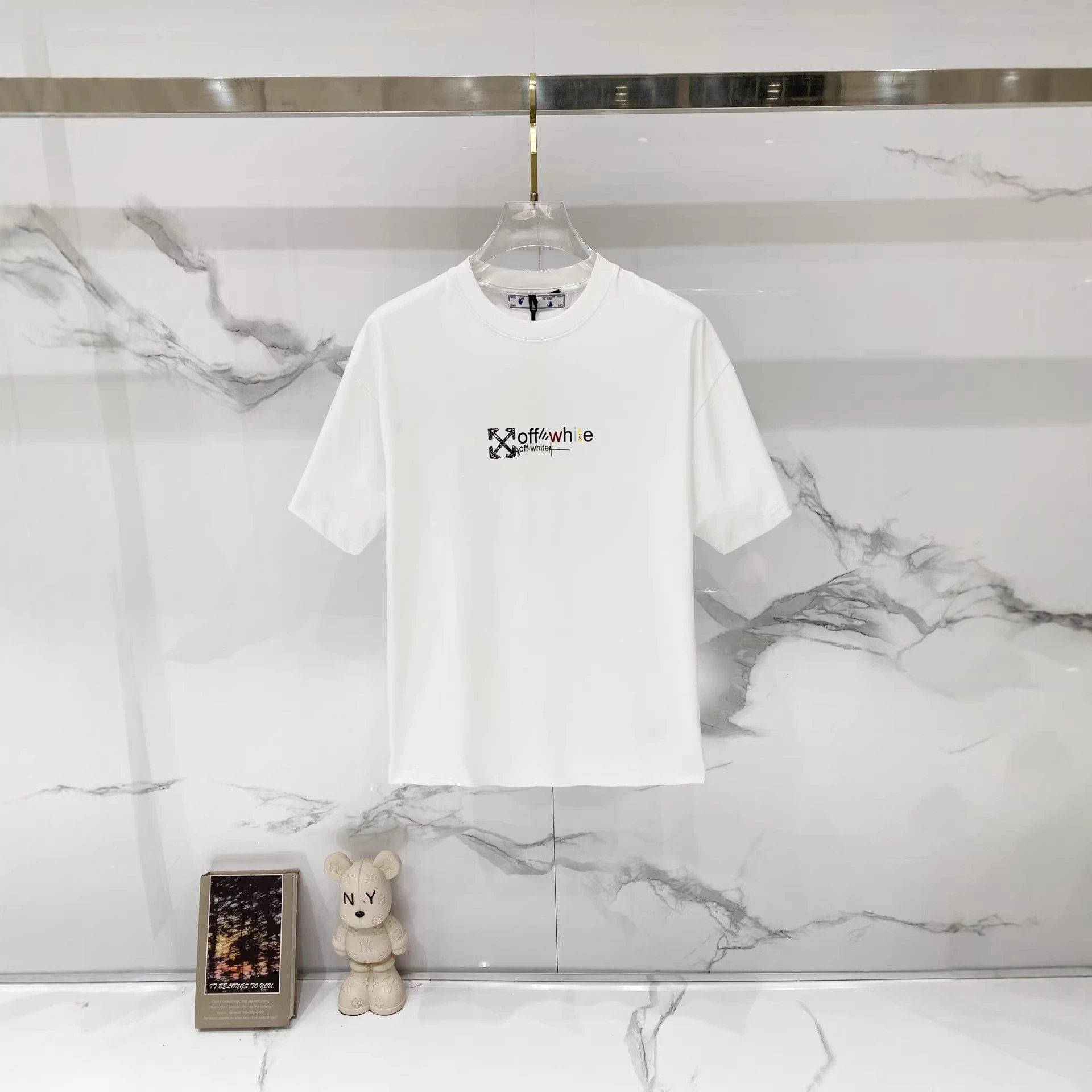 Off-White T-Shirts Short-Sleeve Logo Print image 3