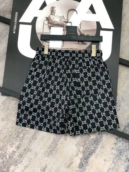 Gucci GG Marmont Print Drawstring Shorts White - 23