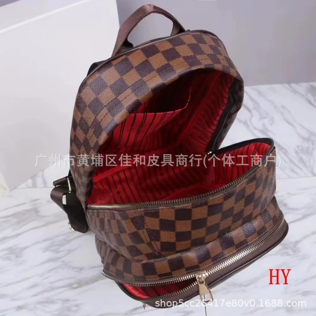 Design Monogram Print Black Casual Backpack - 7