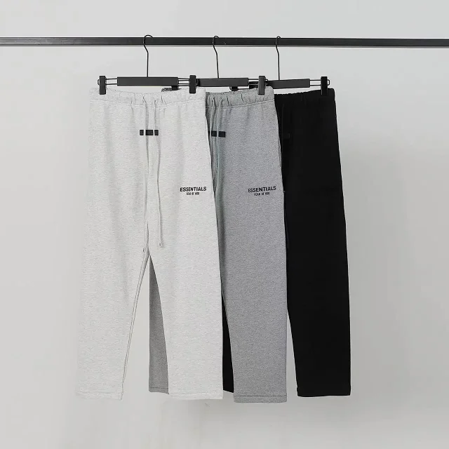Fear of God Trousers ESSENTIALS logo drawstring sweatpants product detail image 4