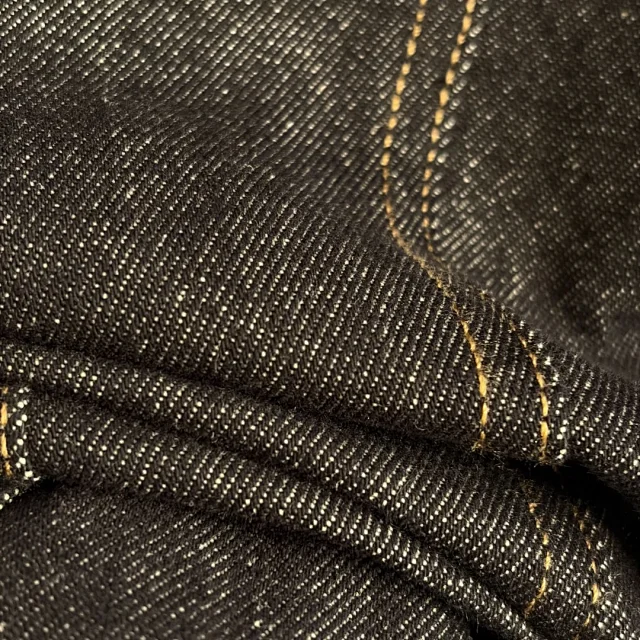 Unbranded Jackets Fitted dark-wash denim jacket with flap chest pockets and gold-tone buttons product detail image 13