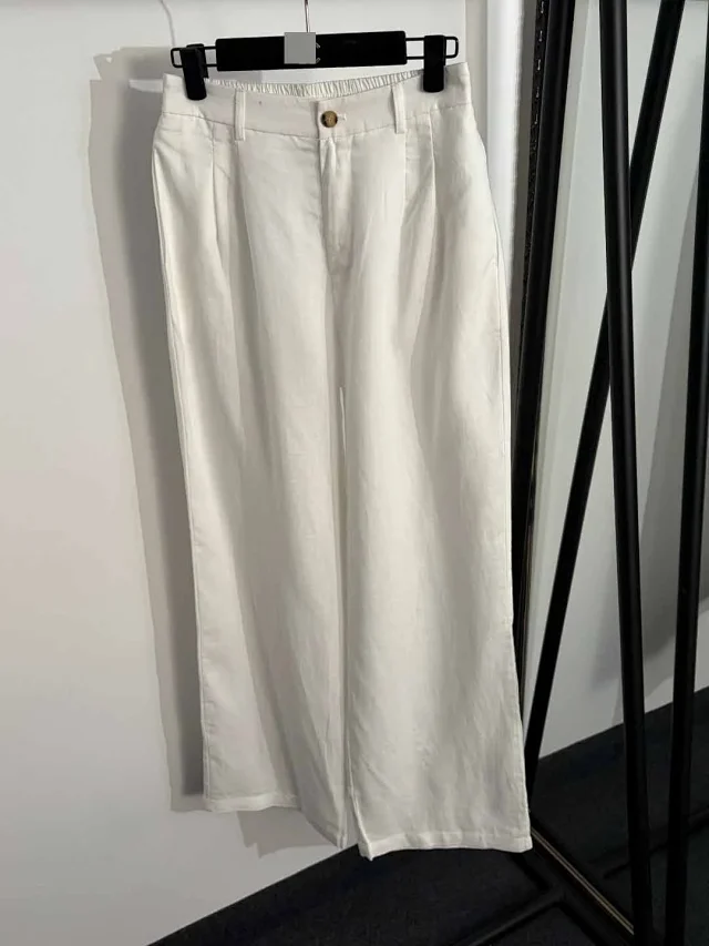 Unbranded Matching Sets Stand-Collar Drawstring-Waist Shirt and Wide-Leg Trousers Set product detail image 5