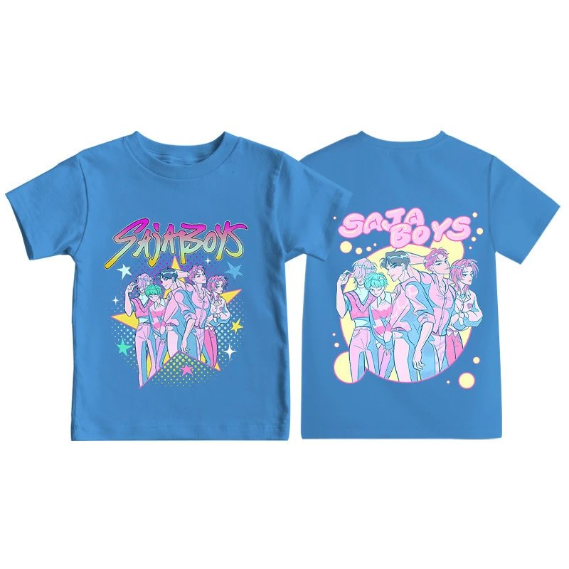 Unbranded T-Shirts Children's short-sleeve K-pop character graphic print image 3