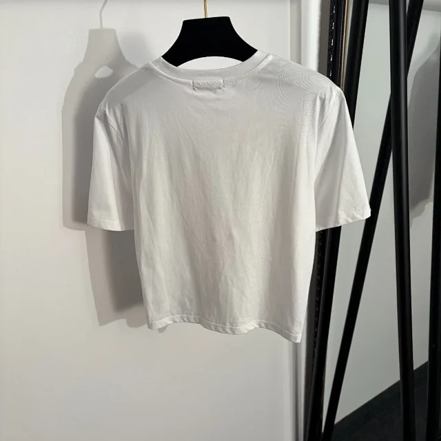 Versace T-Shirts Medusa Graphic Pinched-Waist T-Shirt product detail image 3