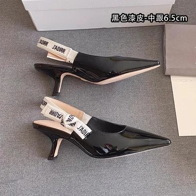 Black patent leather 6.5cm