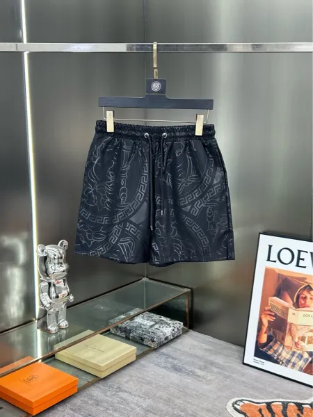 Versace Medusa Print Swim Shorts Black - 2