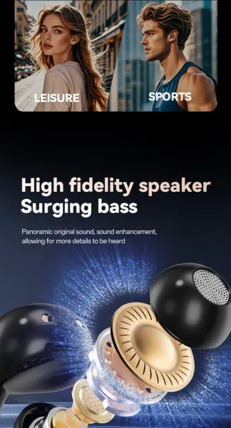 Design High-End TWS Earbuds Black True Wireless Earbuds Tws Earbuds - 7