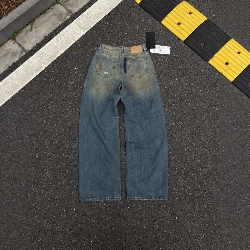 Enfants Riches Déprimés Jeans Distressed patch wide-leg image 3