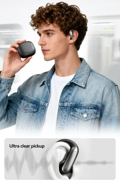 Design Open-Ear Wireless Earphones Black - 14