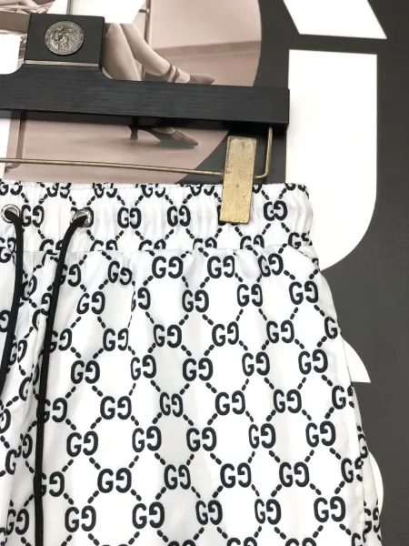 Gucci GG Marmont Print Drawstring Shorts White - 12