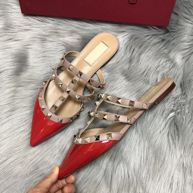 Unbranded Sandals Pointed-Toe Studded Flat Mule product detail image 32