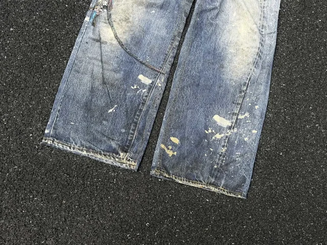 Vance Studios Jeans Wide-Leg Distressed Chain-Embellished product detail image 17