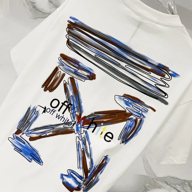 Off-White T-Shirts Short-Sleeve Logo Print product detail image 14